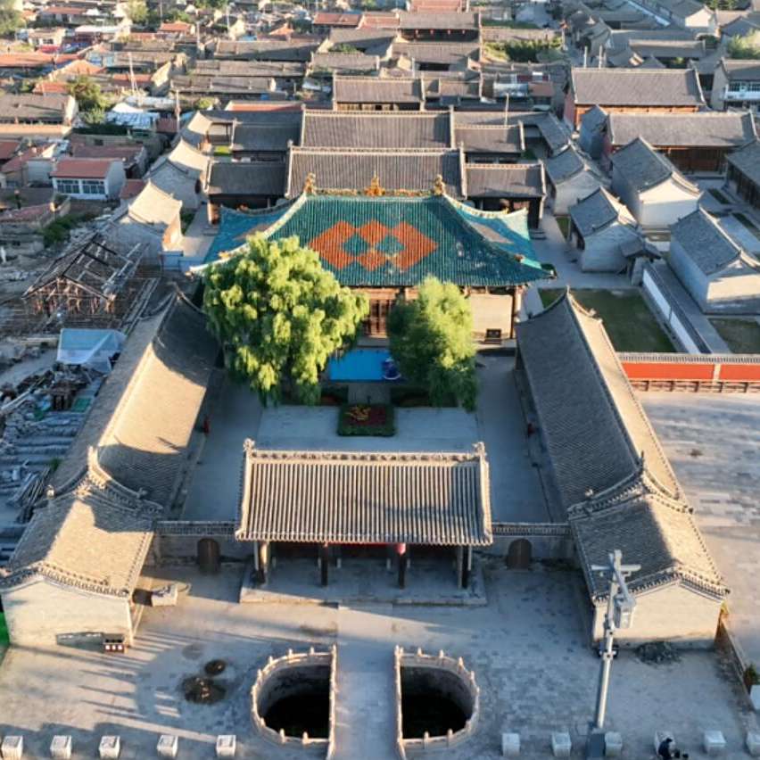 A scenic view of Datong Hunyuan Confucian Temple