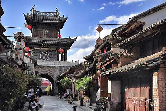 A scenic view of Datong Hunyuan Yuanjue Temple Pagoda