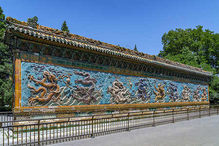 A scenic view of Datong Nine Dragon Screen