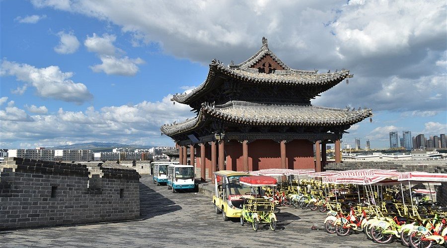 A scenic view of Datong Pingcheng Ruins