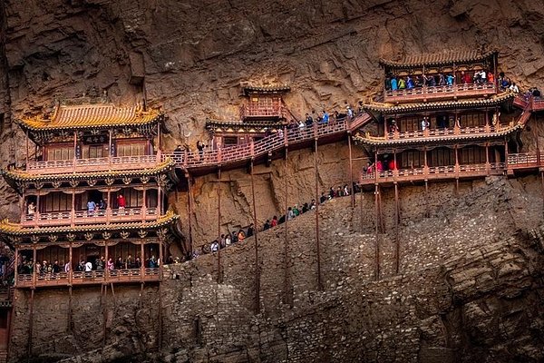 A scenic view of Datong Pingcheng Xingguo Temple