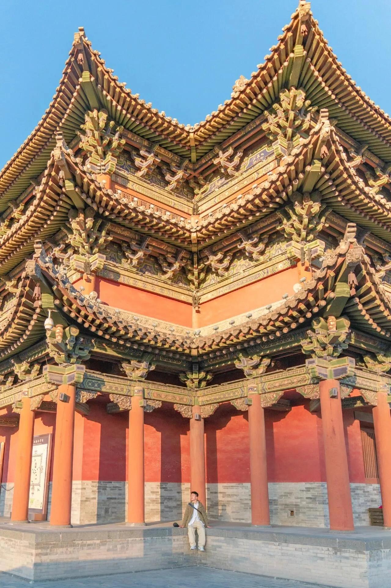 A scenic view of Datong Pingcheng Xingguo Temple