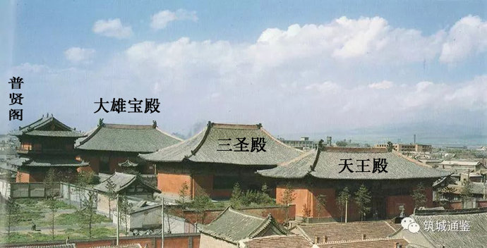 A scenic view of Datong Shanhua Temple