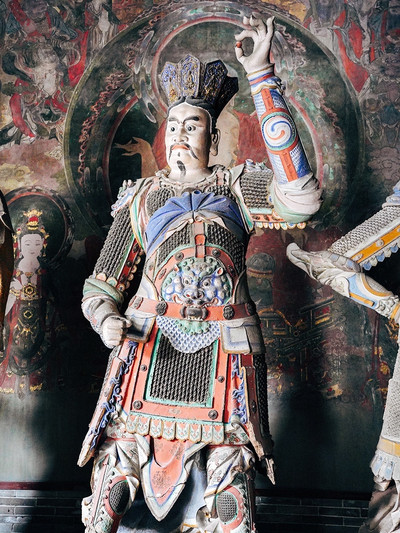 A scenic view of Datong Shanhua Temple
