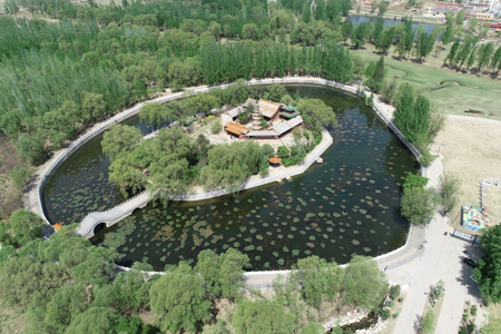 A scenic view of Datong Shuishen Tang
