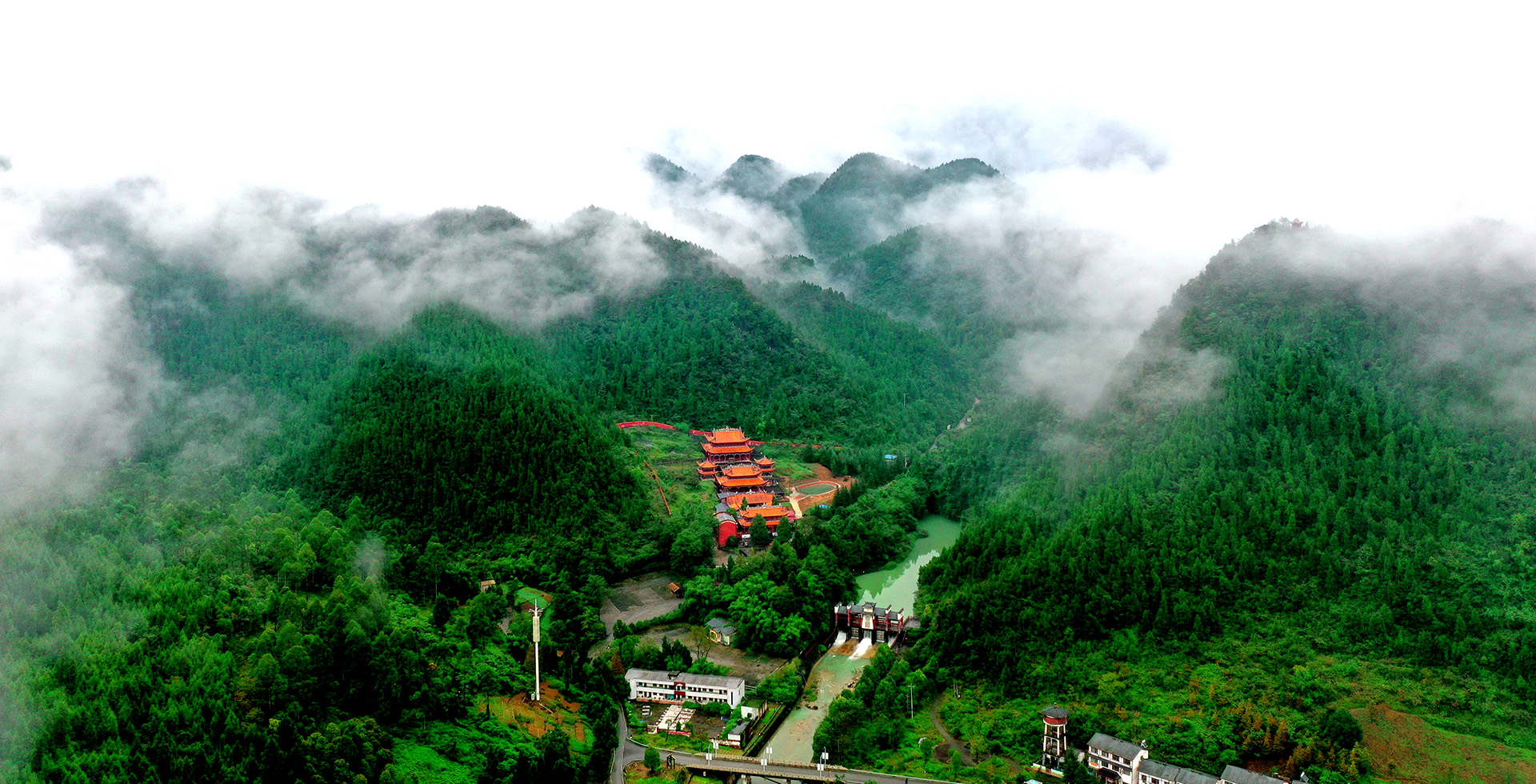 A scenic view of Dazhou Chengbo Yizhi