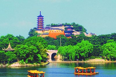 A scenic view of Dazhou Kaijiang Paifang