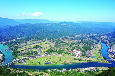 A scenic view of Dazhou Luojiaba Yizhi