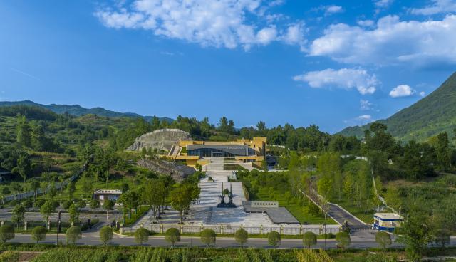 A scenic view of Dazhou Luojiaba Yizhi