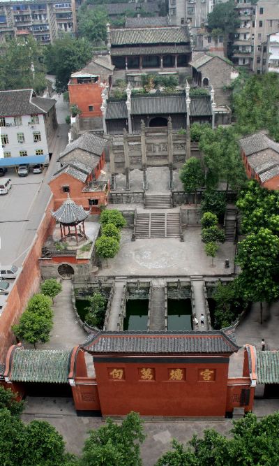 A scenic view of Dazhou Quxian Wenmiao