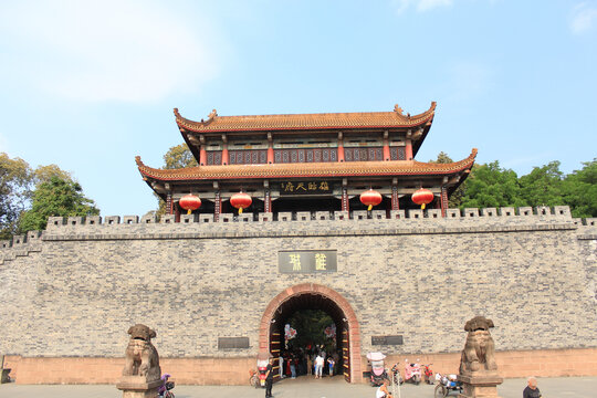 A scenic view of Deyang Luocheng Yizhi