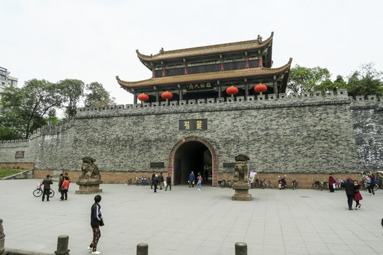 A scenic view of Deyang Luocheng Yizhi