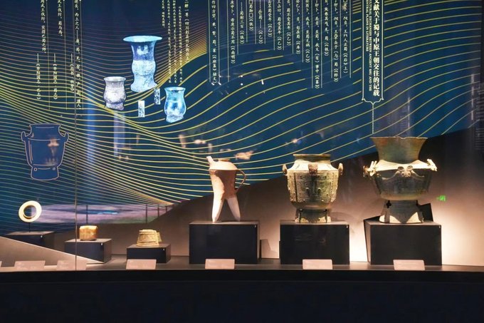A scenic view of Deyang Sanxingdui Yizhi