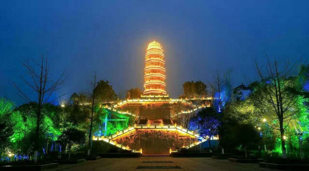 A scenic view of Deyang Taliangzi Yamuqun