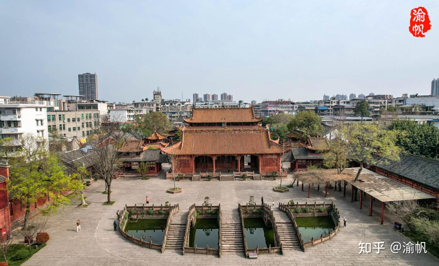 A scenic view of Deyang Wenmiao