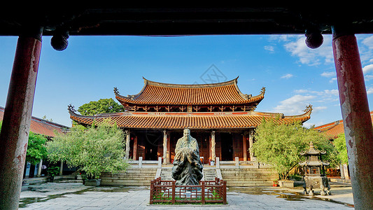 A scenic view of Deyang Wenmiao