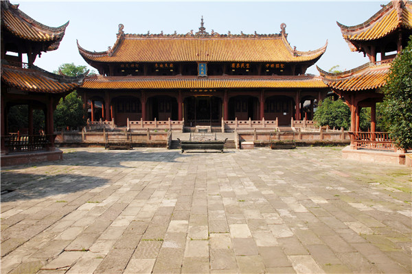 A scenic view of Deyang Wenmiao