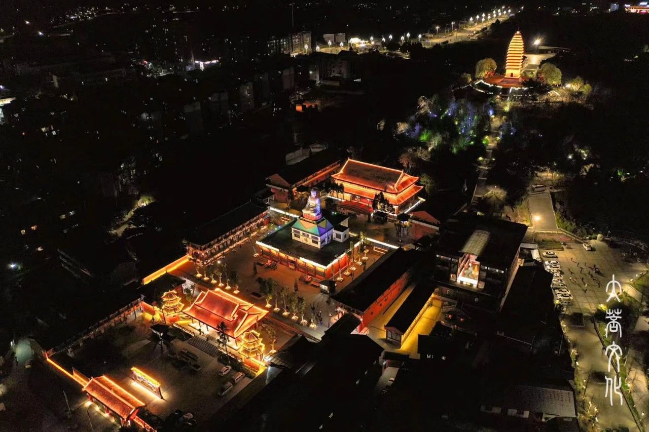 A scenic view of Deyang Zhongjiang Beita