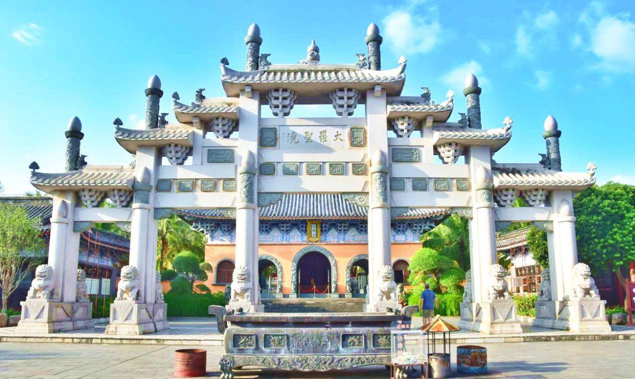 A scenic view of Dingan Gucheng Yizhi