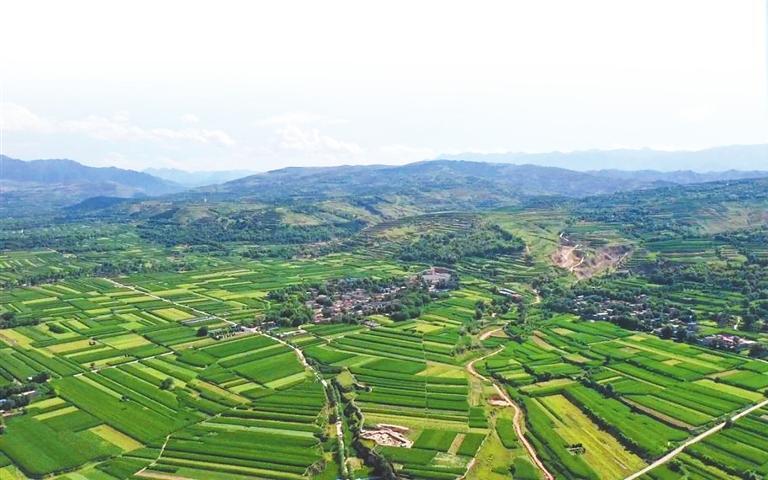 A scenic view of Dingxi Siwa Yizhi