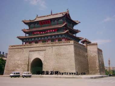 A scenic view of Dingxi Weiyuanlou