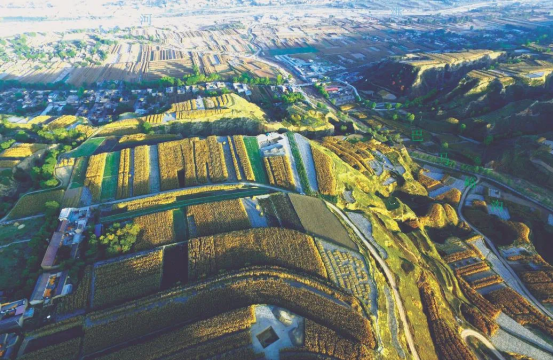 A scenic view of Dingxi Xindian Yizhi
