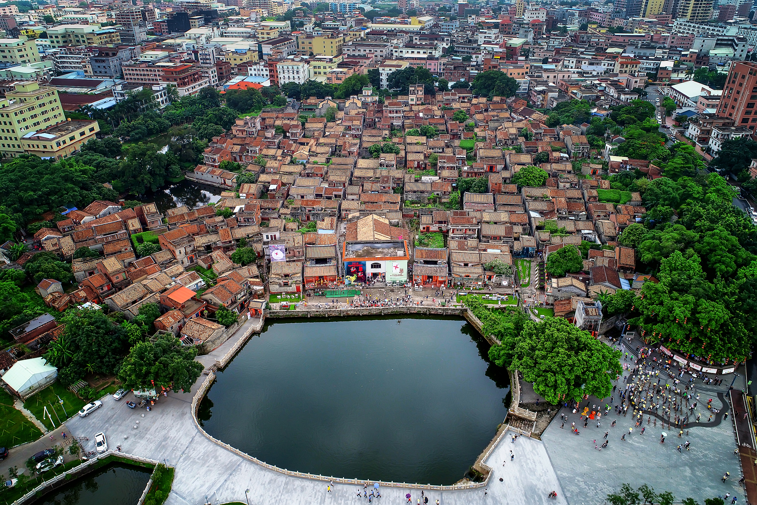 A scenic view of Dongguan Nanshecun Tangweicun Gujianzhuqun