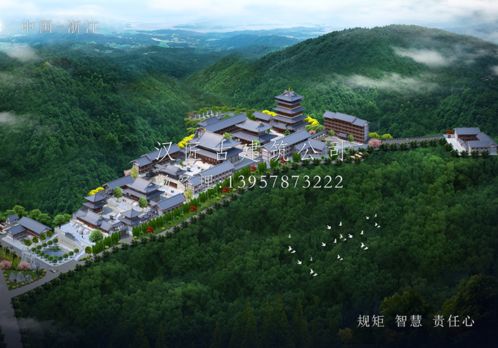 A scenic view of Foshan Donghuali Gujianzhuqun