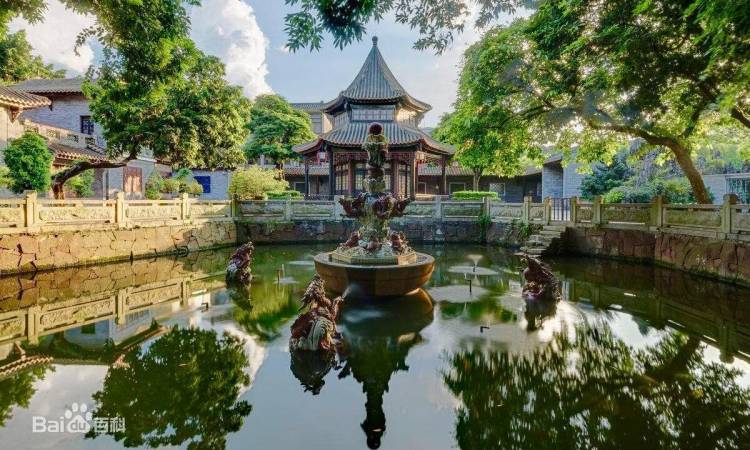 A scenic view of Foshan Qinghuiyuan