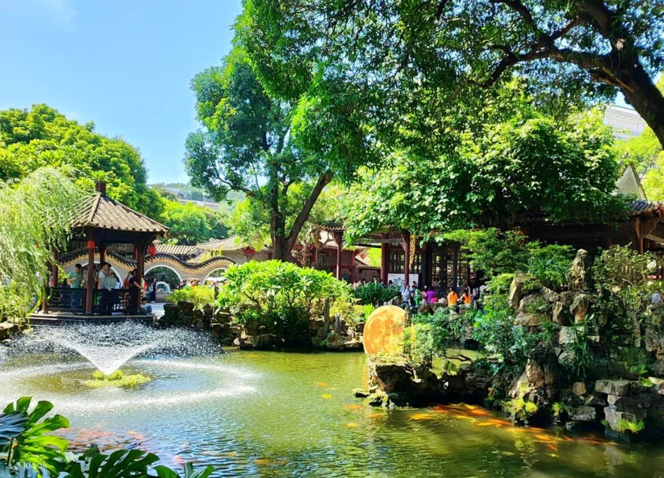 A scenic view of Foshan Qinghuiyuan