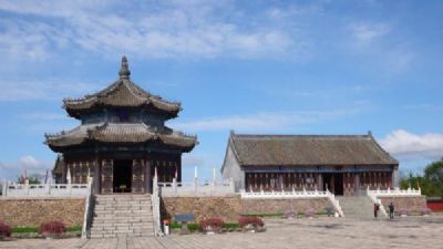 A scenic view of Fushun Hetuala Gucheng