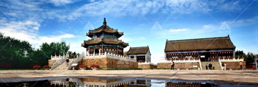 A scenic view of Fushun Hetuala Gucheng