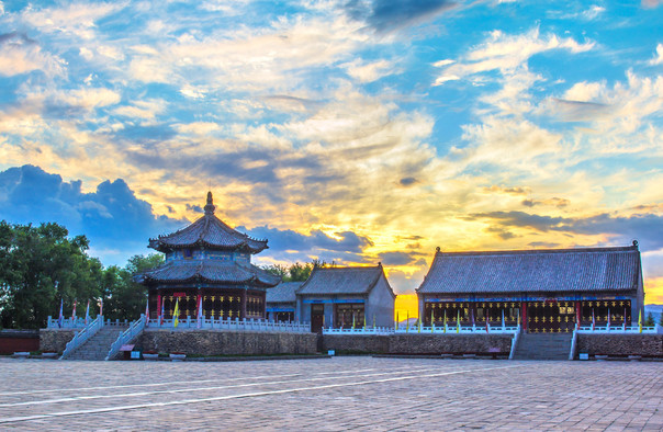 A scenic view of Fushun Hetuala Gucheng