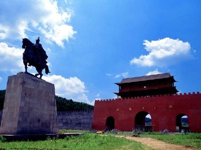 A scenic view of Fushun Saerhu Chengzhi