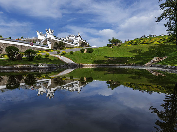 A scenic view of Fushun Shijiagou Mudi