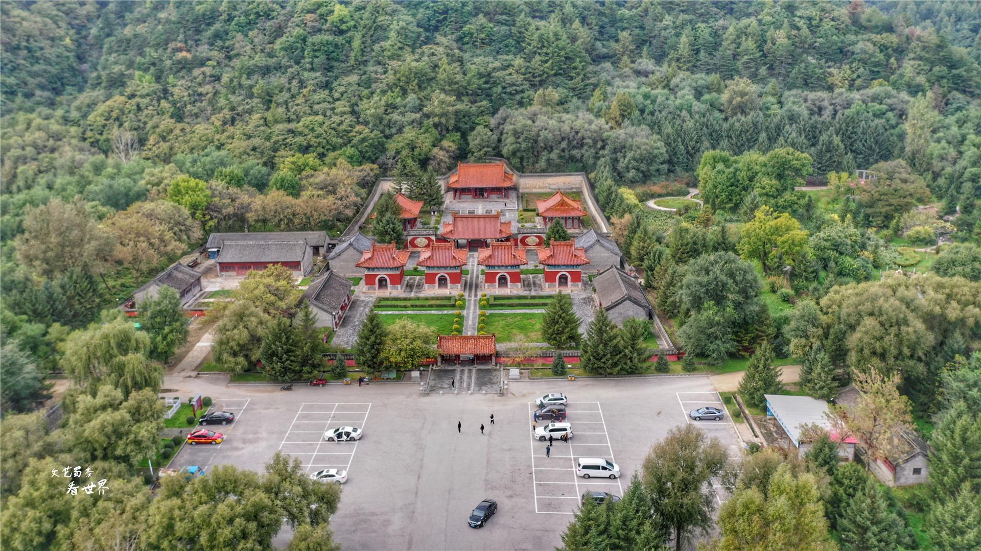 A scenic view of Fushun Yongling