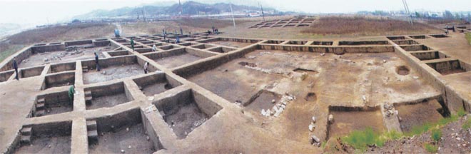 A scenic view of Fushun Yongling Nanchengzhi
