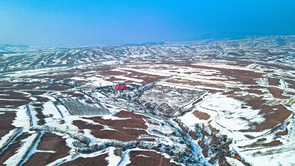 A scenic view of Fuxin Chahai Yizhi