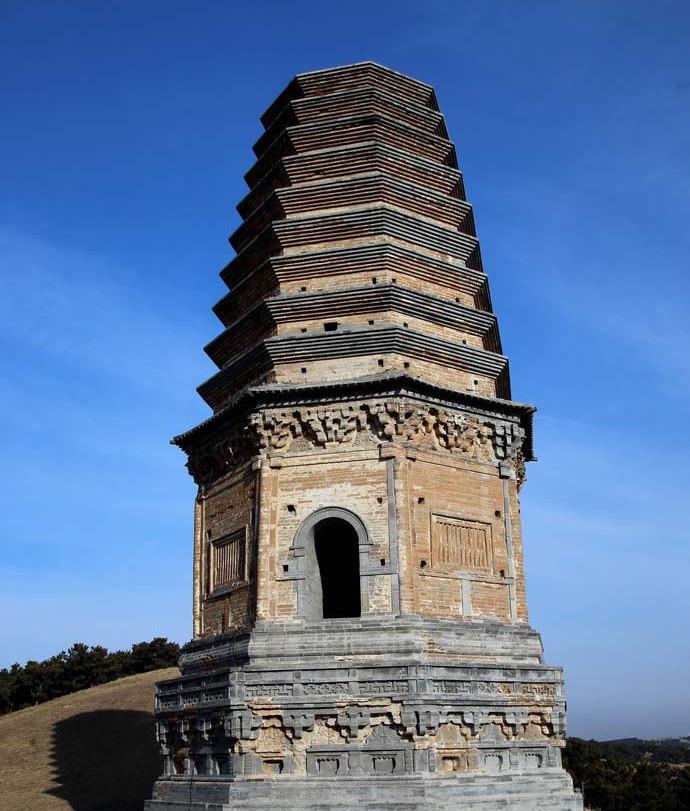 A scenic view of Fuxin Dongtashan Ta