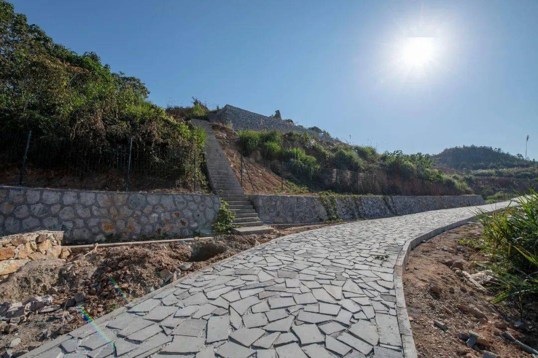 A scenic view of Fuzhou Baoshan Jinyin Kuangye Yizhi