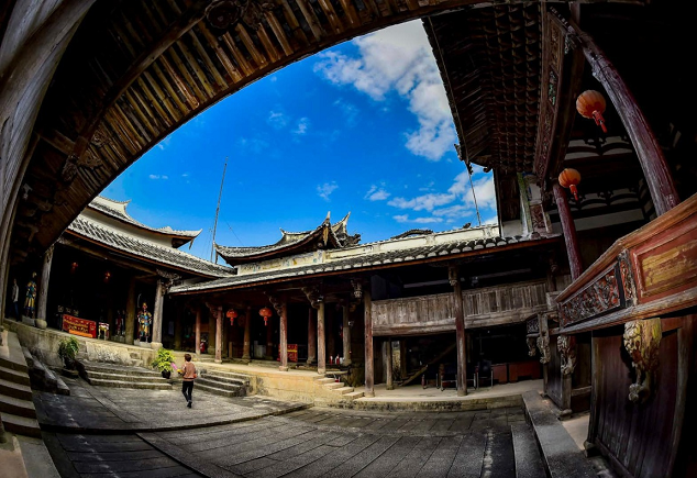 A scenic view of Fuzhou Chentaiwei Gong
