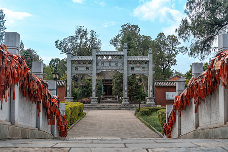 A scenic view of Fuzhou Fuzhou Wenmiao