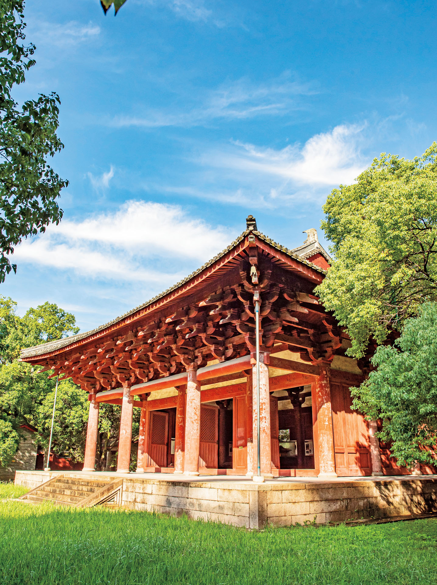 A scenic view of Fuzhou Hualinsi Dadian