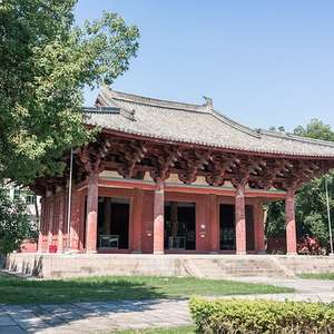 A scenic view of Fuzhou Hualinsi Dadian