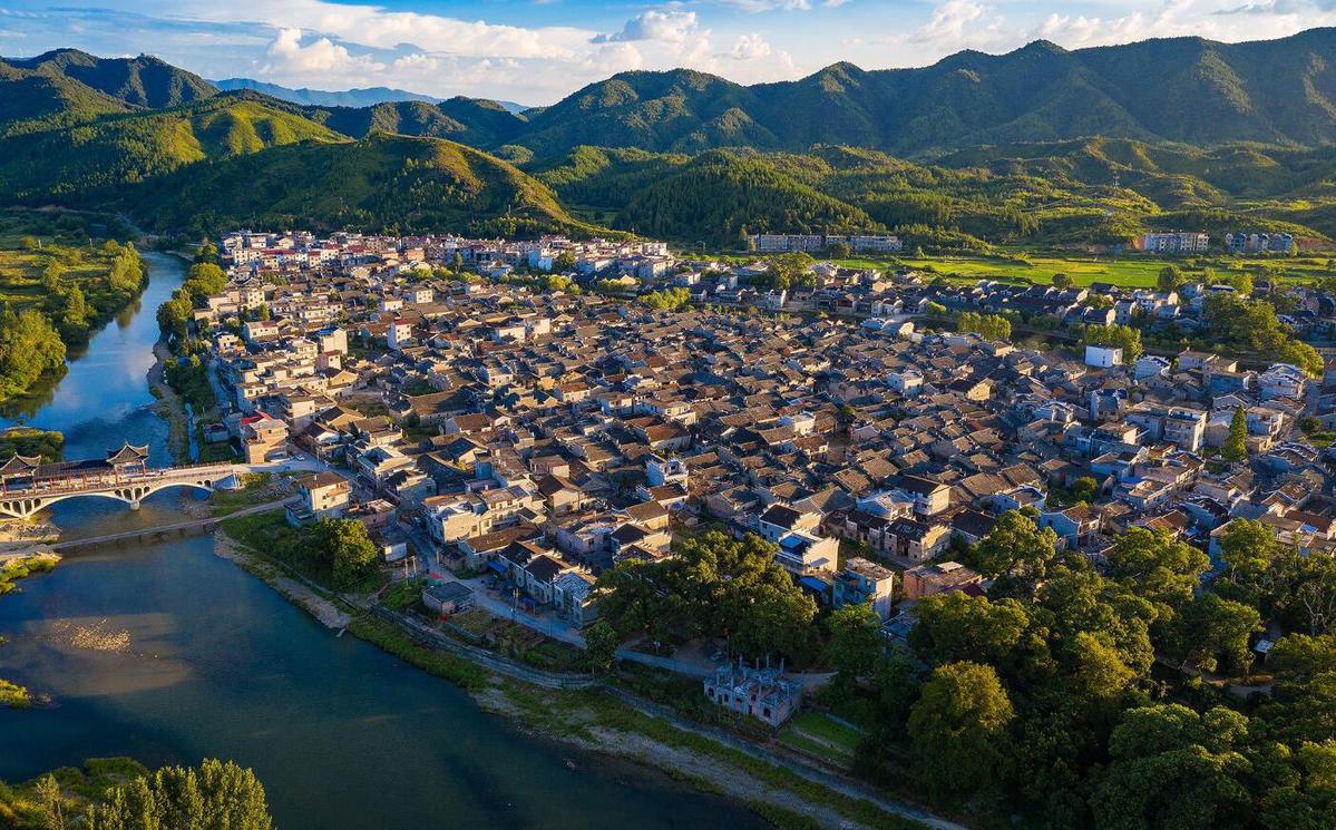 A scenic view of Fuzhou Hufang Zhonggong Mingan Shengwei Jiuzhi