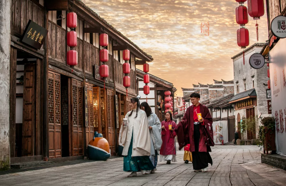 A scenic view of Fuzhou Hufang Zhonggong Mingan Shengwei Jiuzhi