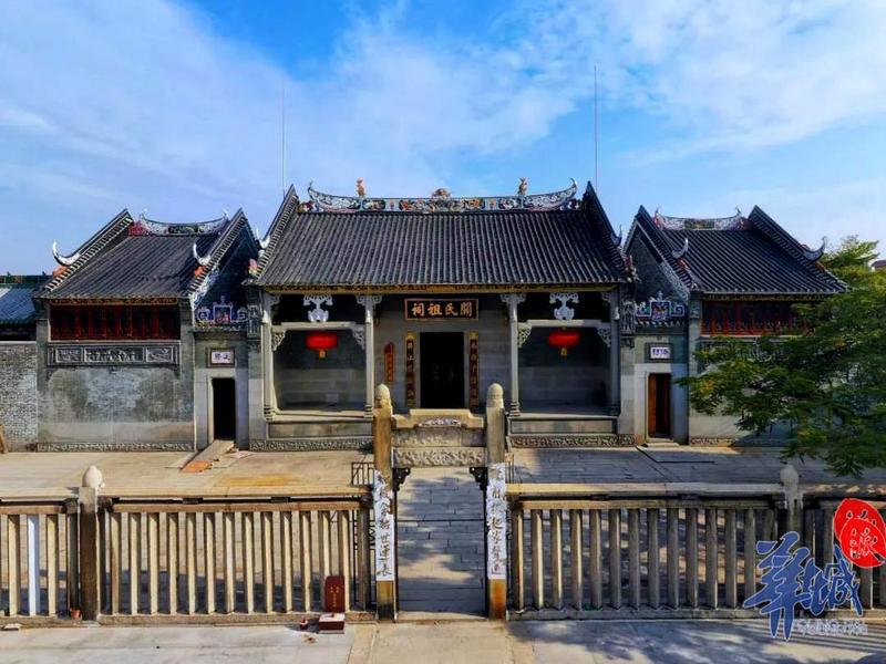 A scenic view of Fuzhou Huwan Shufang Jianzhuqun