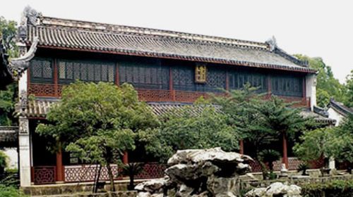 A scenic view of Fuzhou Huwan Shufang Jianzhuqun