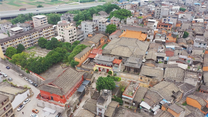 A scenic view of Fuzhou Lingjigong Bei