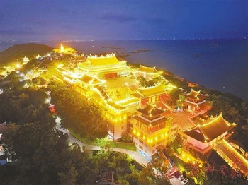 A scenic view of Fuzhou Lingjigong Bei